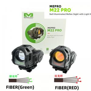 高質(zhì)量M22 Pro小跑車戶外真光纖探測瞄準器膠合玻璃超輕五檔調(diào)節(jié)